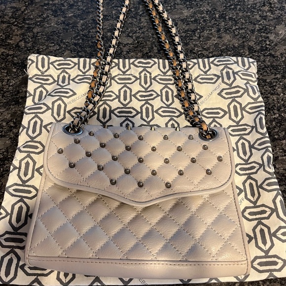 Rebecca Minkoff Women's Studded Quilted Cross body purse - Picture 3 of 5